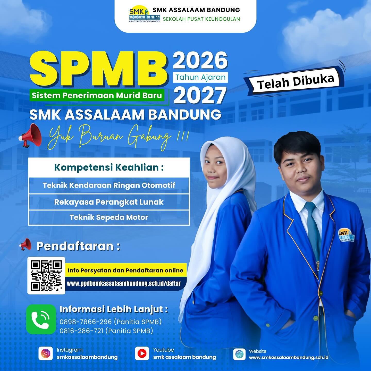 🎓 PENERIMAAN PESERTA DIDIK BARU... - Smk Assalaam Bandung | Facebook