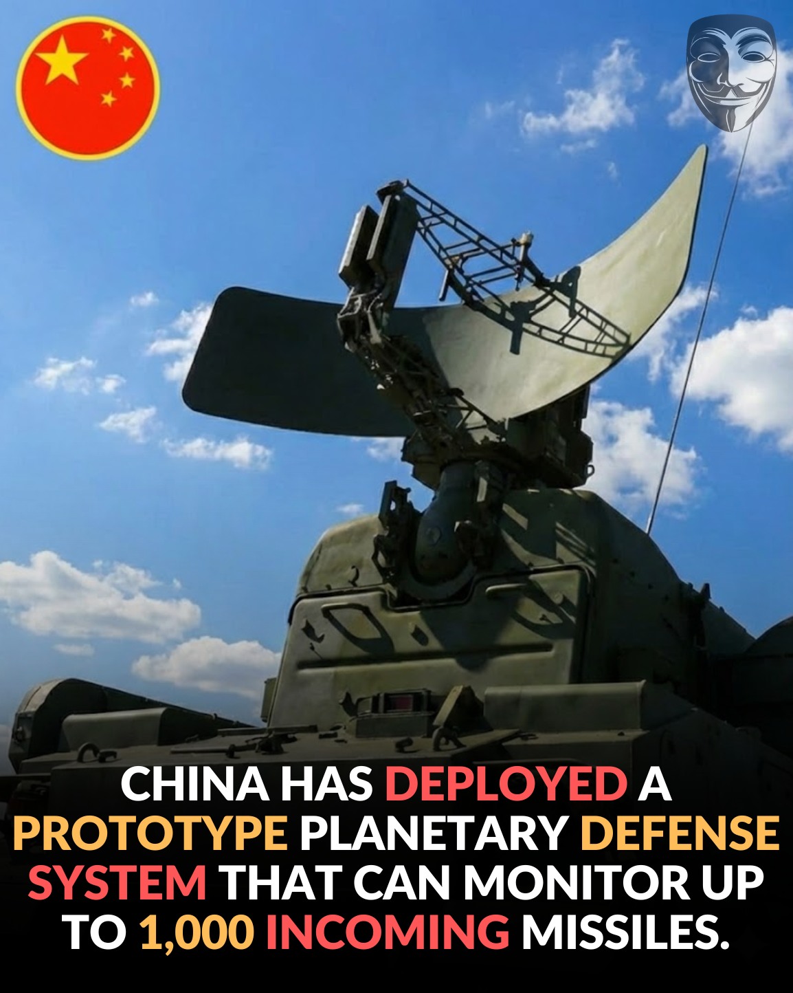 Anonymous - China rolls out a planetary defense prototype... | Facebook