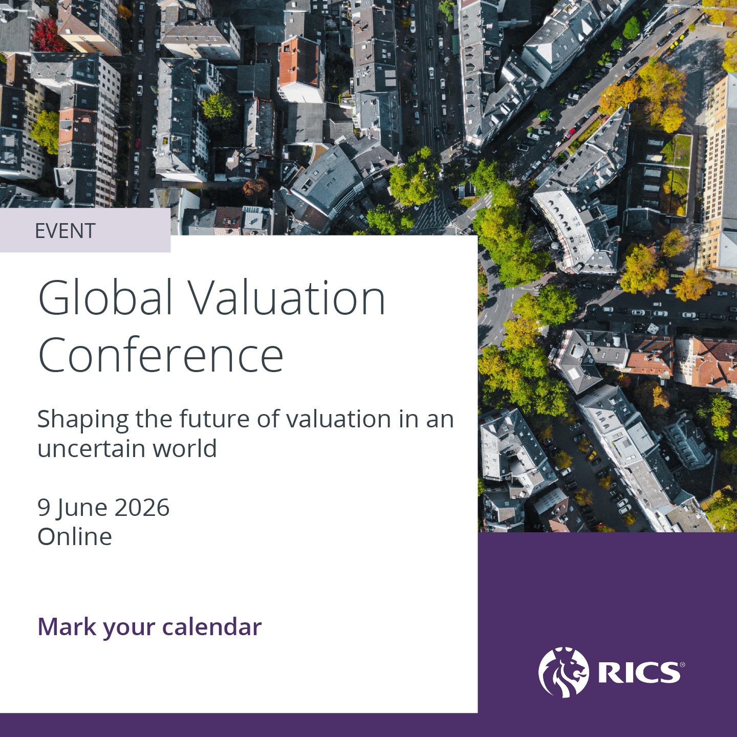 RICS - 💻 Join us virtually for the RICS Global Valuation Conference ...