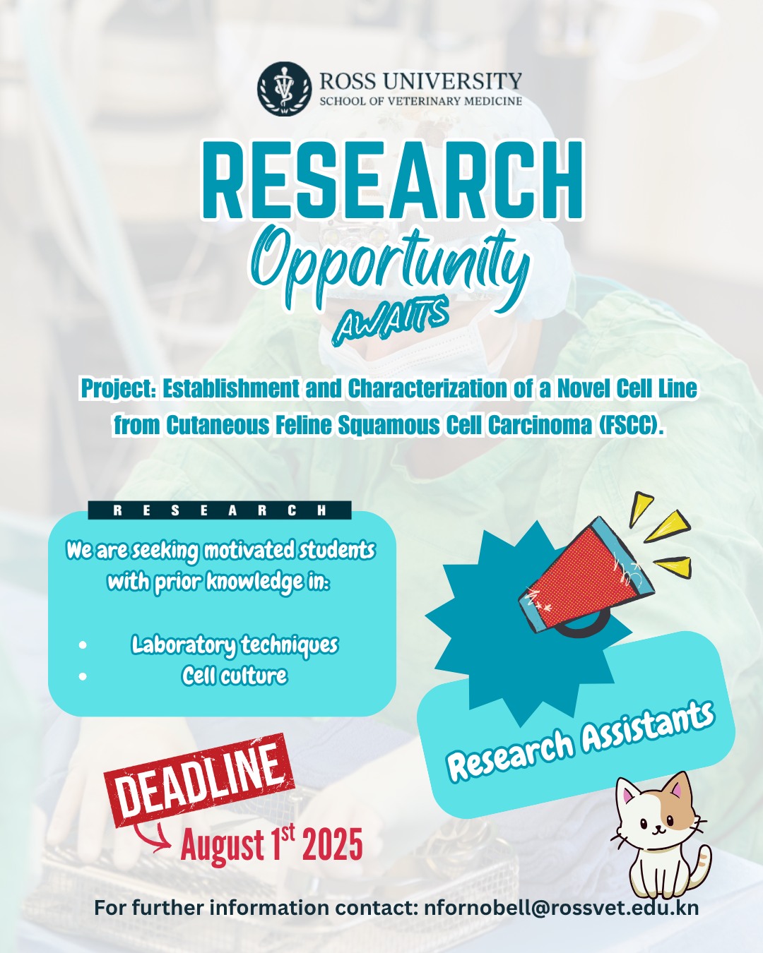 RUSVM Research & Postgraduate Studies | Basseterre