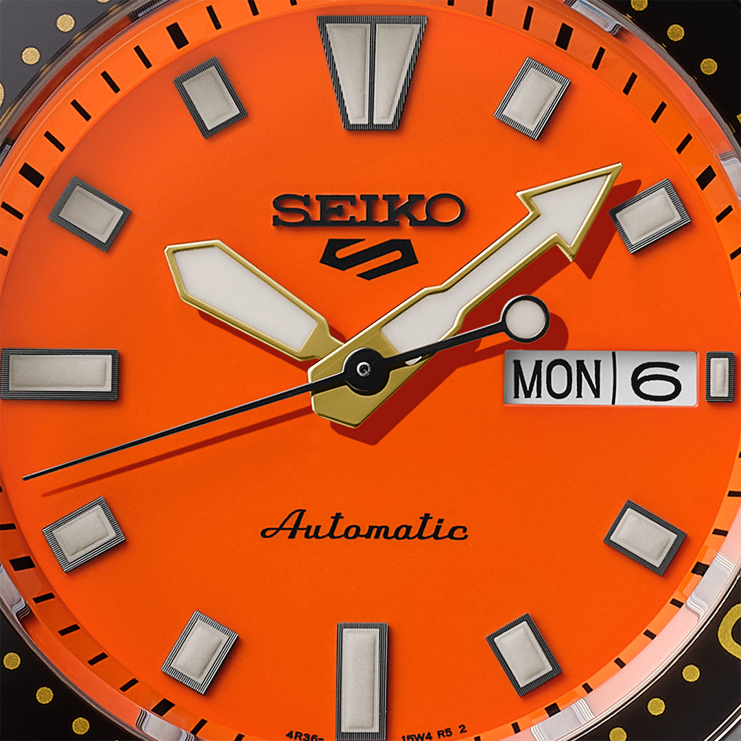 Seiko - Refreshing Orange The Seiko 5 sports SKX Redux in Daichi