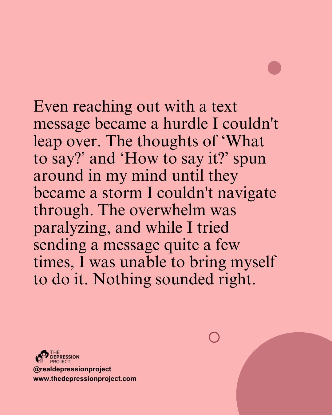 The Depression Project added a... - The Depression Project