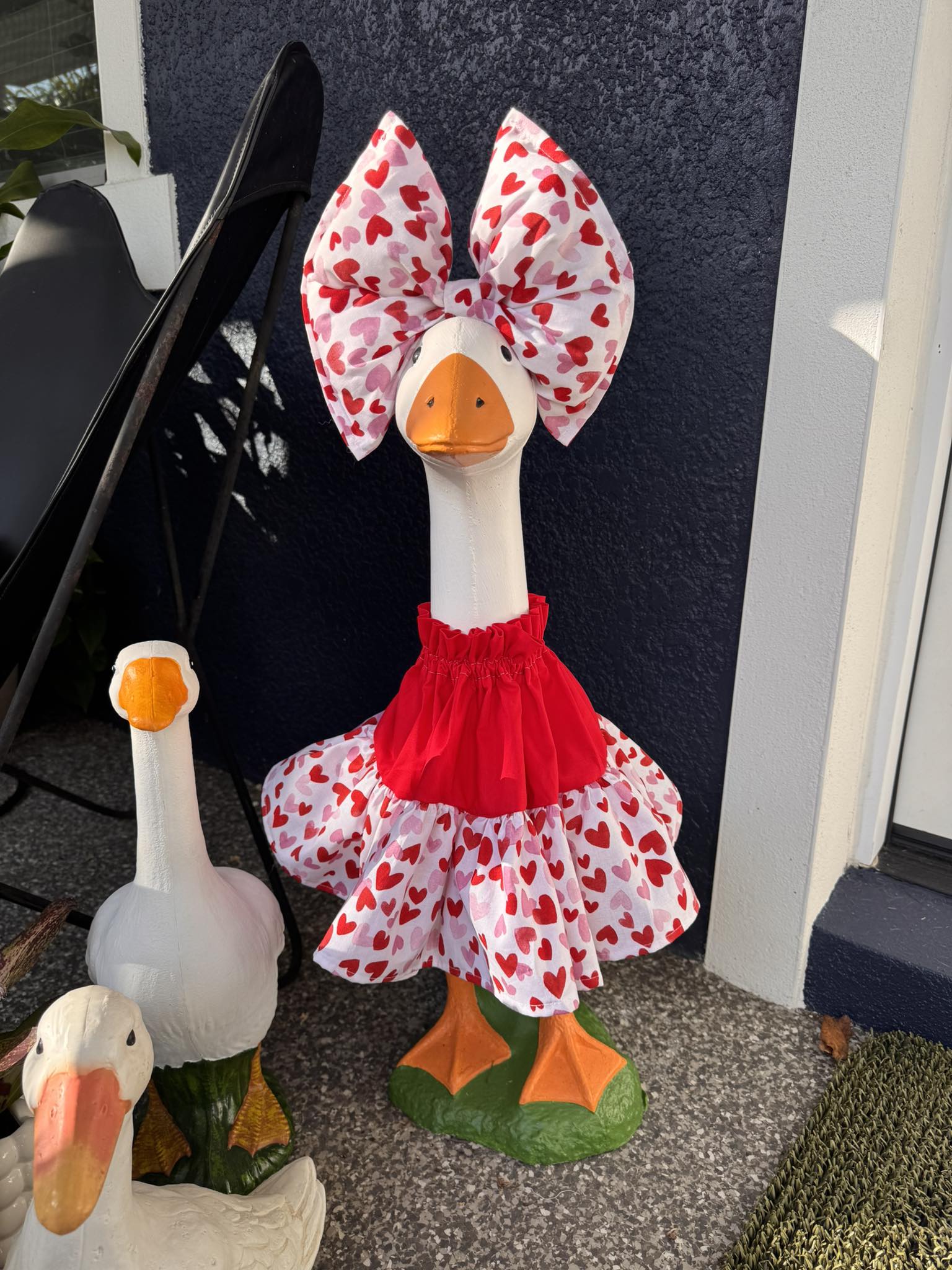 The Porch Goose Club of America | Gracie is got her umbrella and trying ...