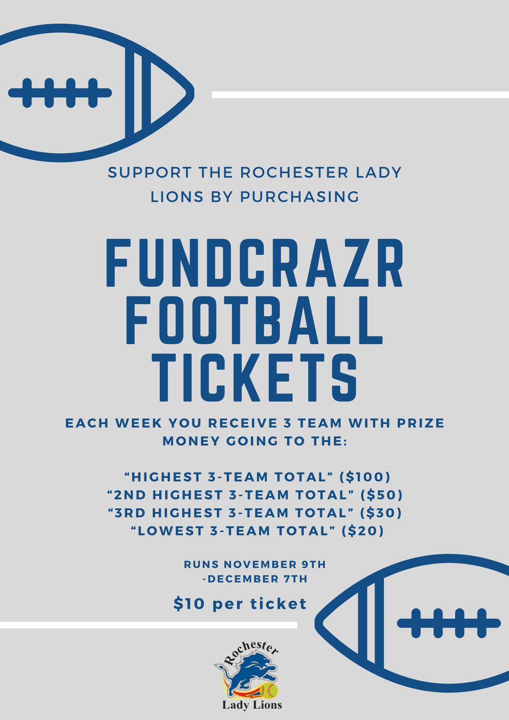 Rochester - 🚨 It’s FundCrazr time! 🦁💙 We’re kicking off our annual ...