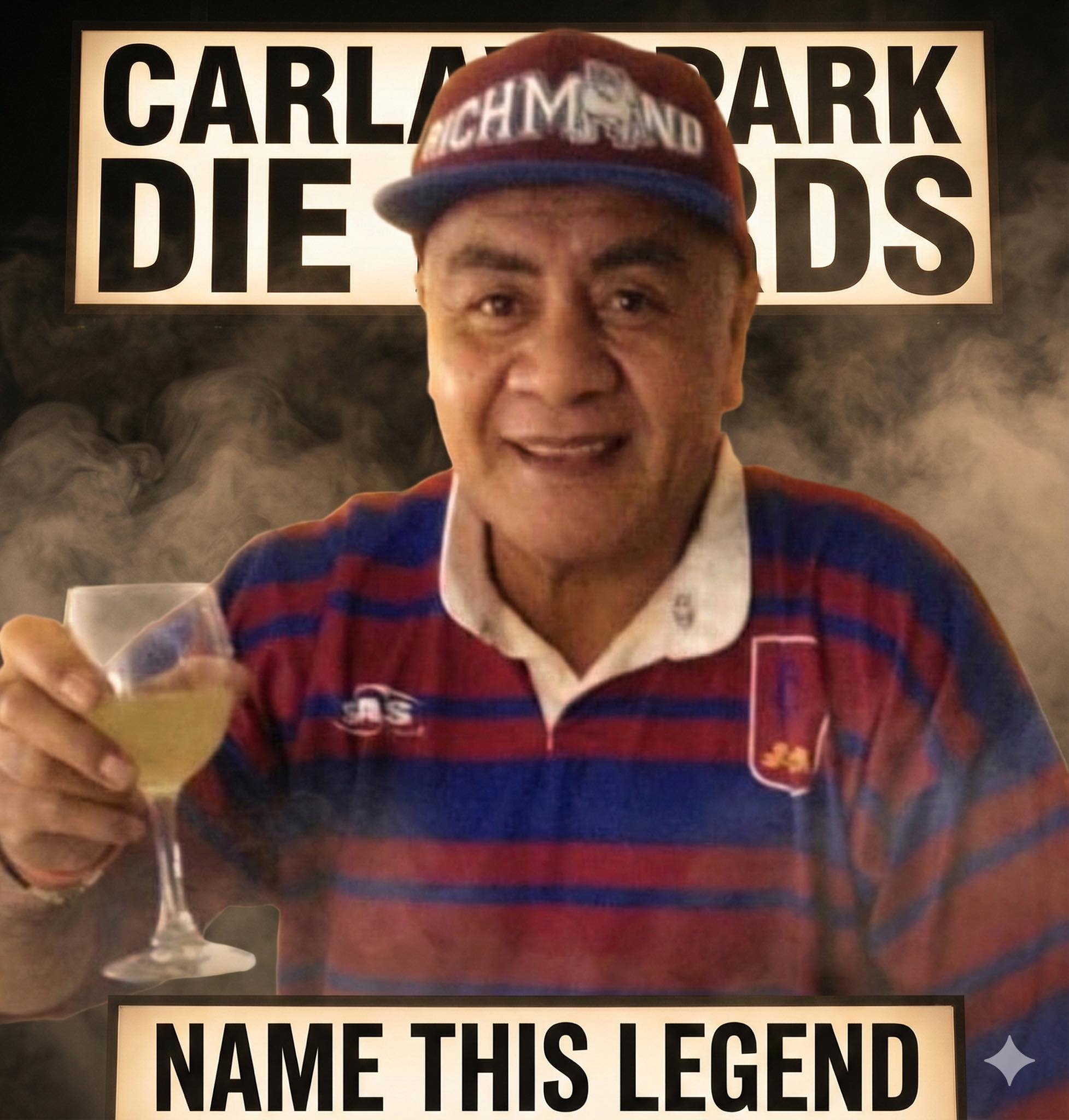 Carlaw - Carlaw Park Die Hards fans we remember ... name this legend ...
