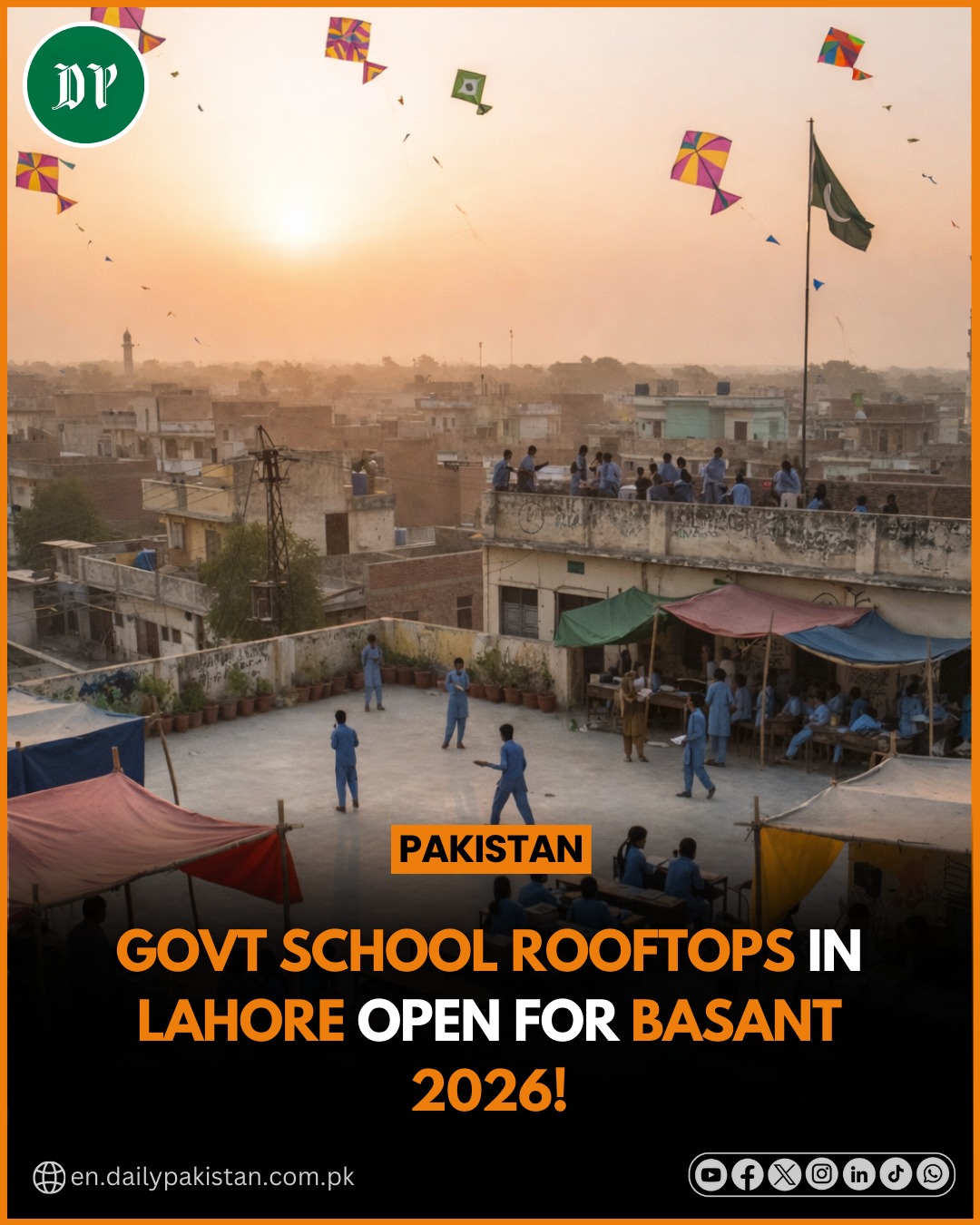 Daily - School rooftops are open for Basant! On Jan 28, 2026, the DEA ...