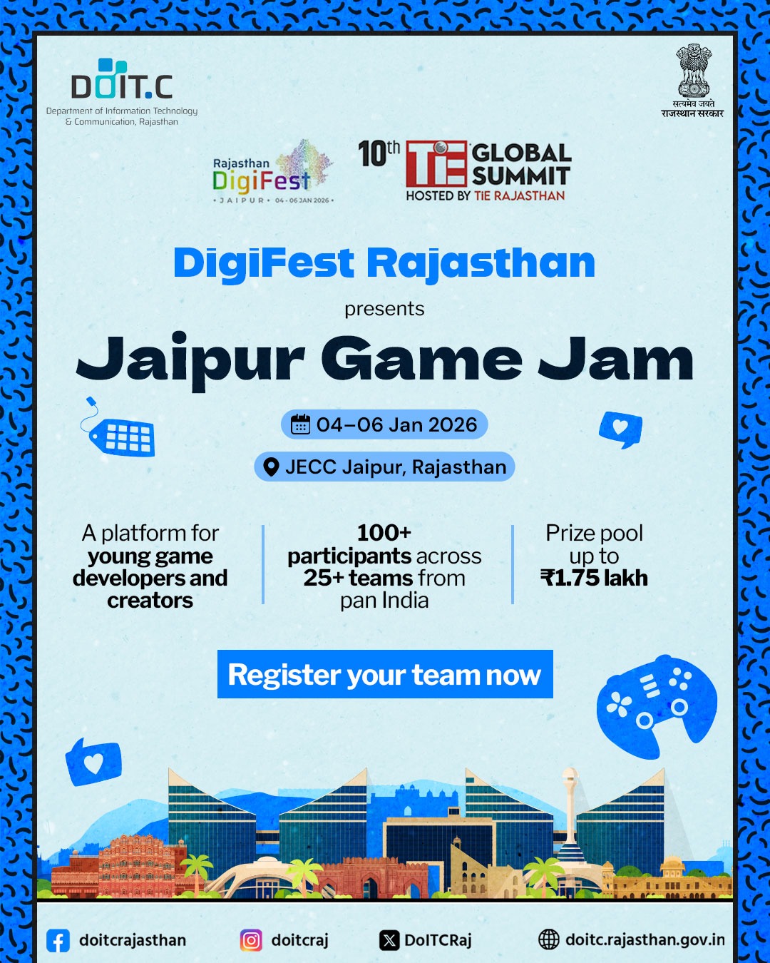 DOIT&C - Calling all game developers and creators. Jaipur Game Jam at ...