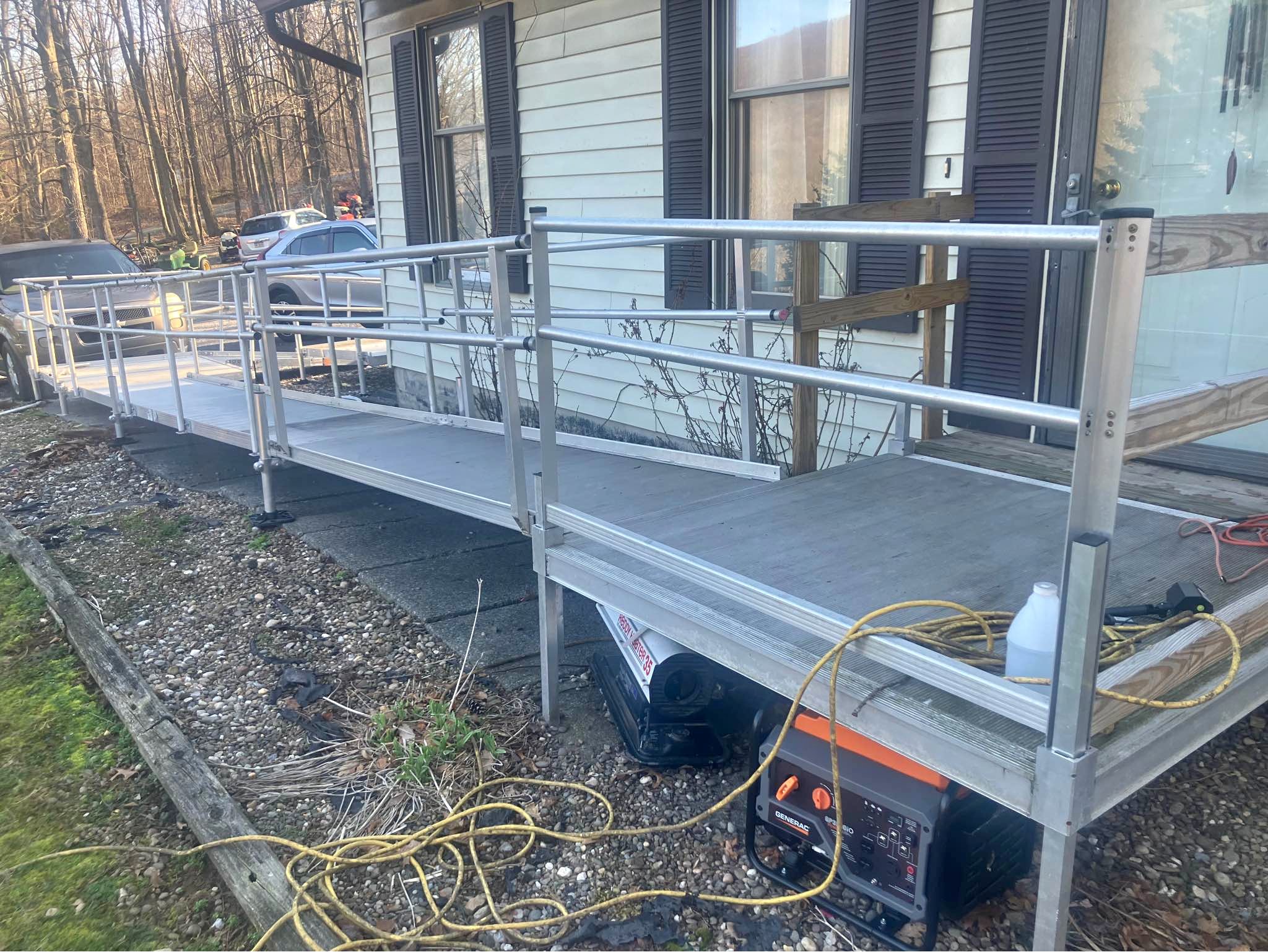 RAMPIT Aluminum Modular Wheelchair Ramp System 32 feet of ramps with 3 ...