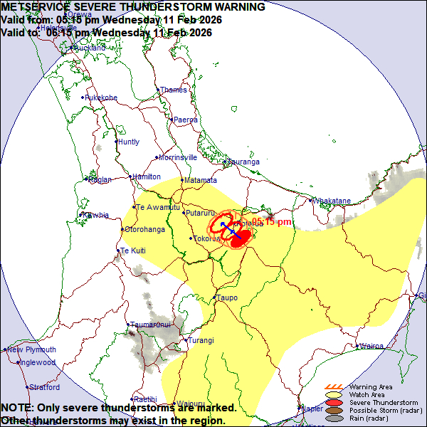 MetService - UPDATE: this warning has now been lifted. Severe ...
