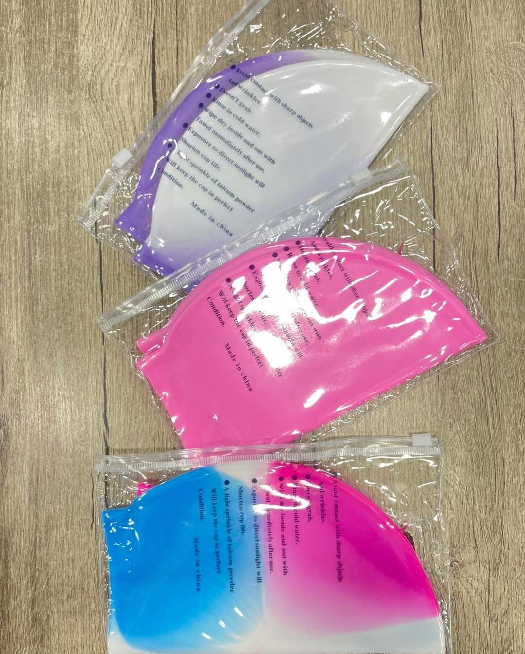Bonnet De Bain Enfant X 2 – Motifs Dessins Animés, PU Extensible, 4-10 Ans – Facile à Enfiler, Doux