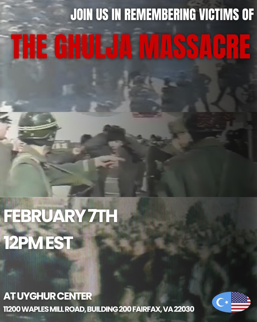 Uyghur - Join us for the 29th Anniversary Ghulja Massacre Commemoration ...