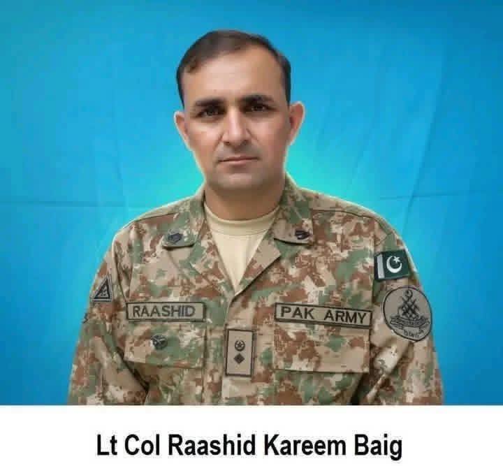 SOST - Lieutenant Colonel Rashid Karim Baig Martyred in... | Facebook