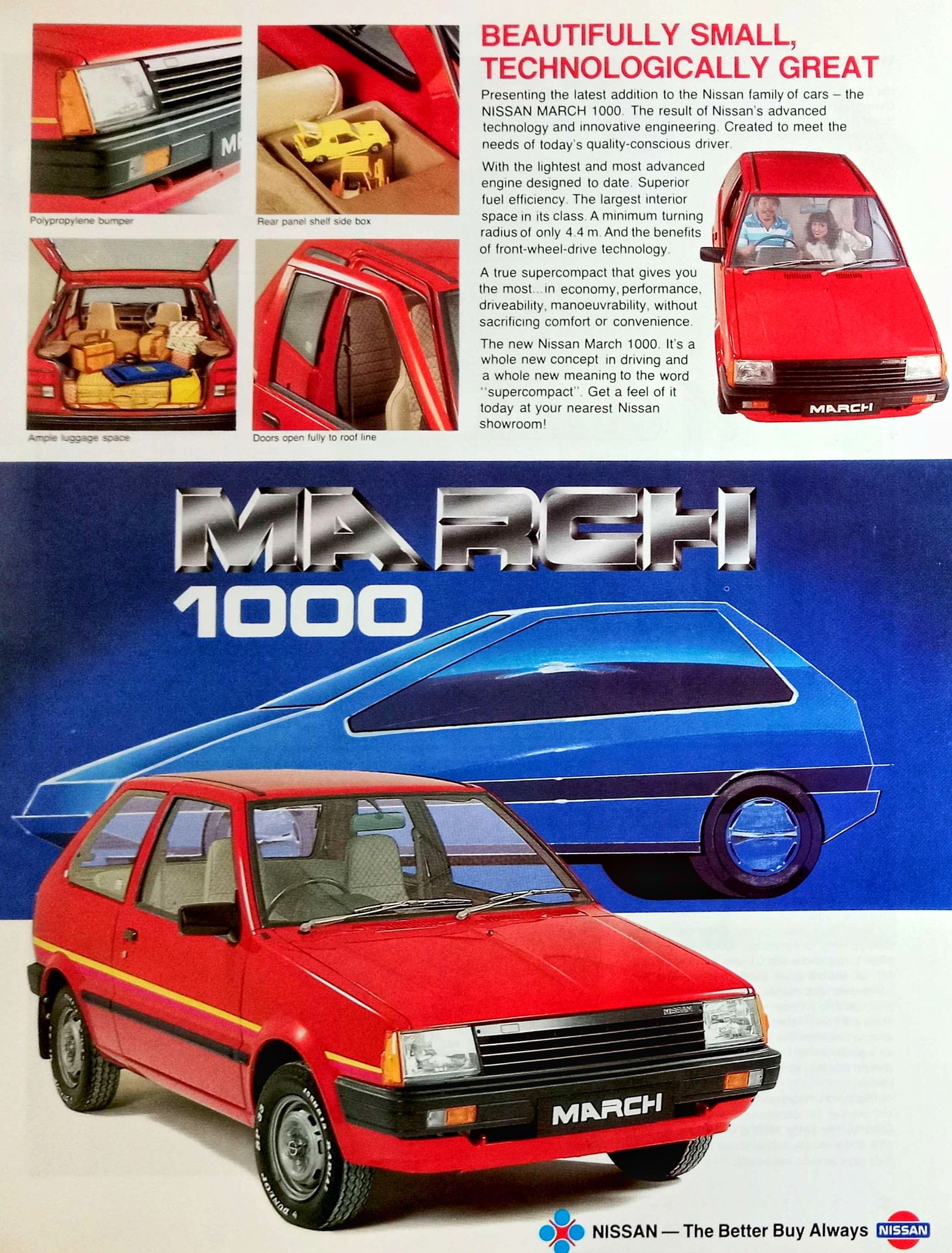 1983 Nissan March ad Malaysia