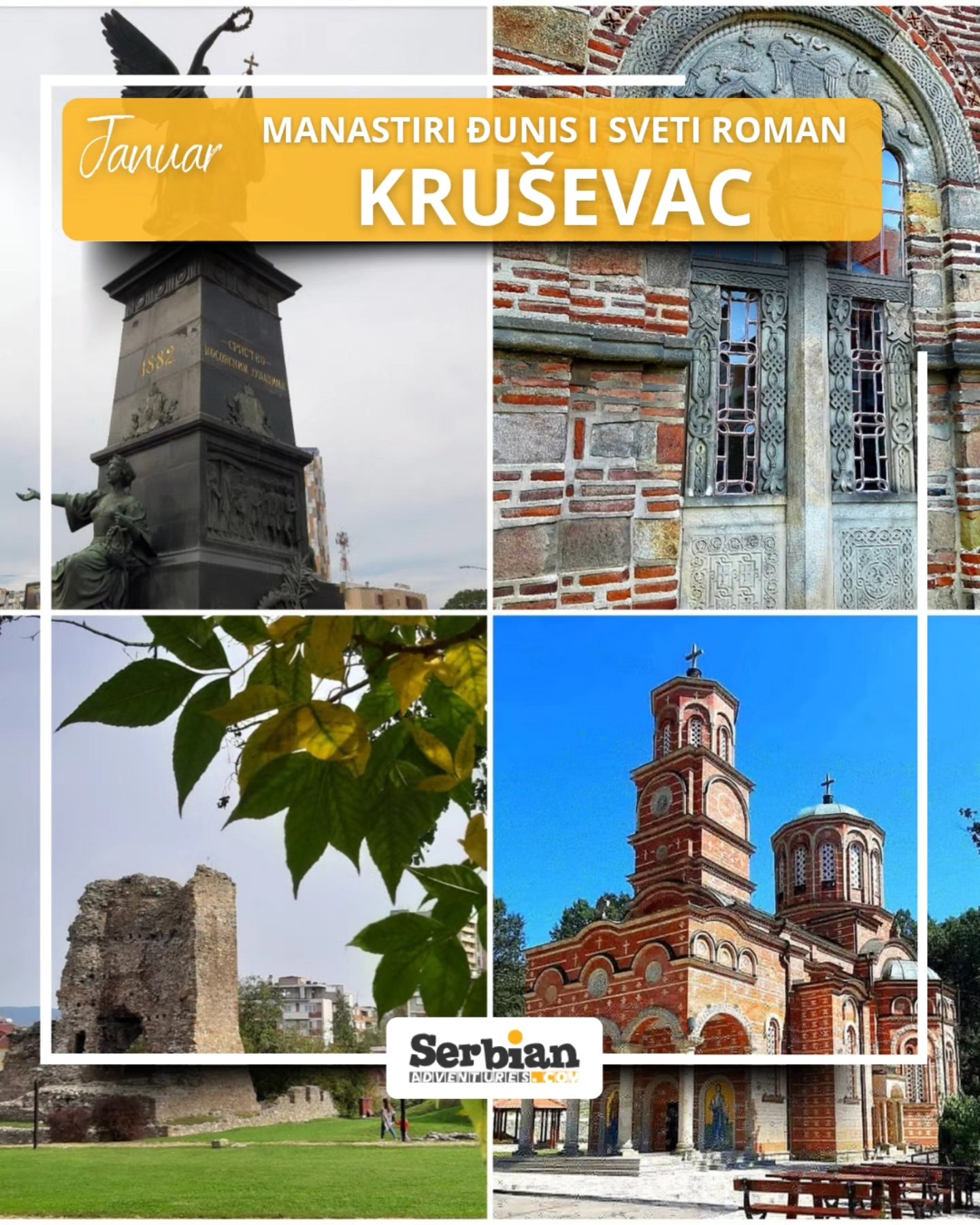 Serbian - Manastiri Đunis i Sveti Roman – Kruševac 🗓 18.01.2026 ...