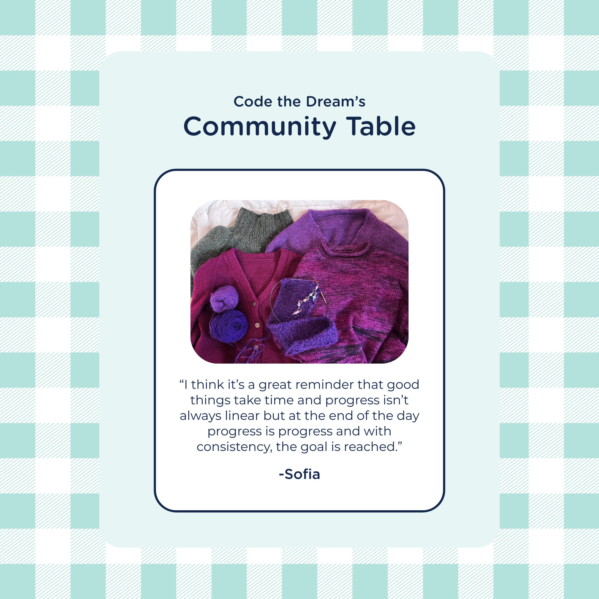 Code the Dream - The table is set, and it reflects the... | Facebook