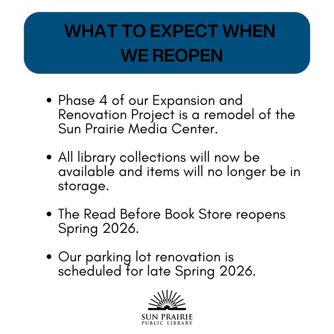 Sun Prairie Public Library... - Sun Prairie Public Library