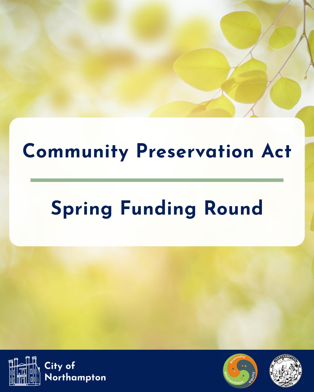 City - Community Preservation Act Spring Funding Round - Eligibility ...