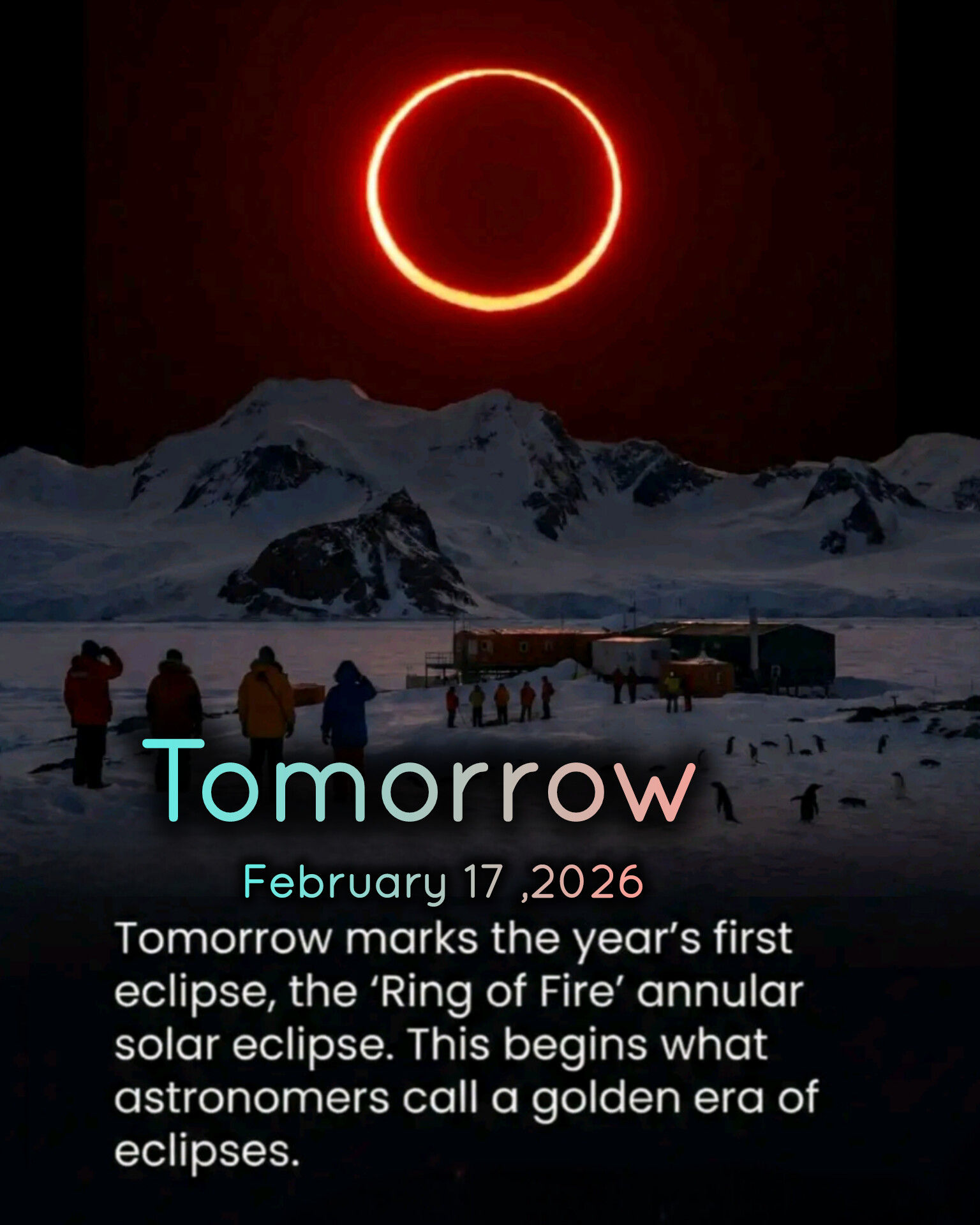 Sci-Tech - Tomorrow, something begins that the world hasn't seen in ...