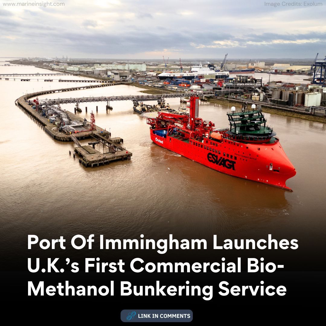 Marine - 🚢 Port Of Immingham Launches U.K.’s First Commercial Bio ...