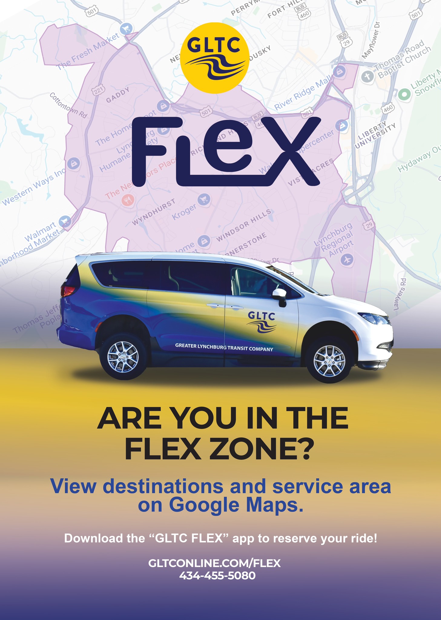 Greater - GLTC FLEX service offers door to door access to many ...