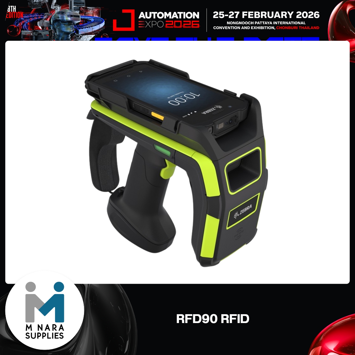 Automation - RFD90 RFID รุ่น RFD9091-G60G700-TH จาก MNARA SUPPLIES CO ...