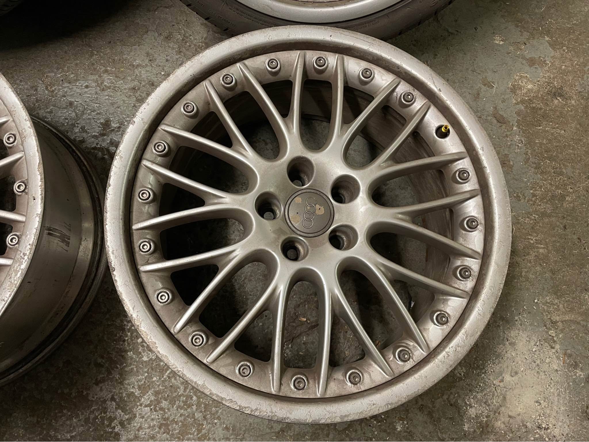 19x9 GENUINE AUDI 5X112 SPEEDLINE SPLIT RIMS ALLOY WHEELS 8TO601025P ...