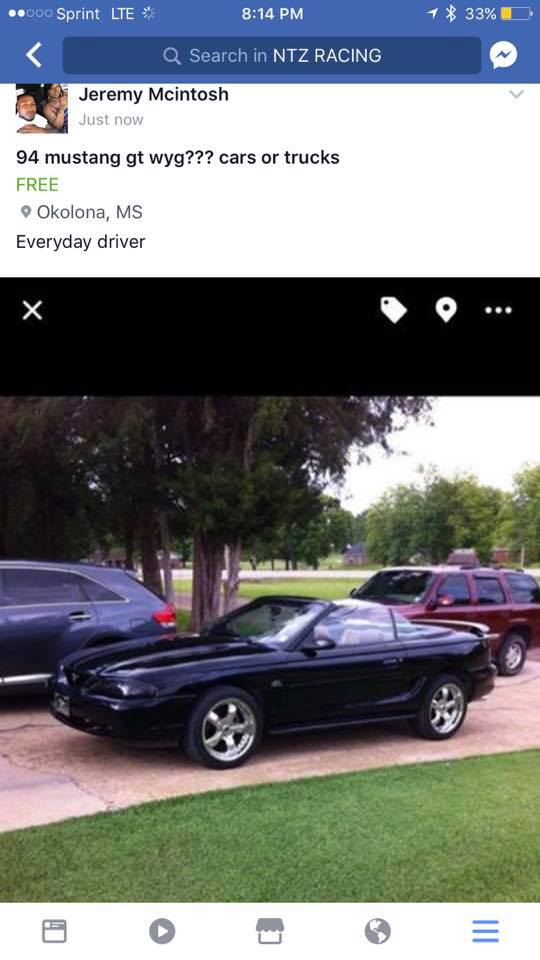 94 mustang gt Cars, Trucks & Motorcycles Okolona, Mississippi