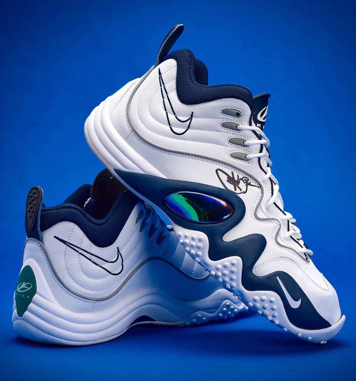 Jason Kidd's Nike Zoom Flight 5 “White/Midnight Navy” expected to