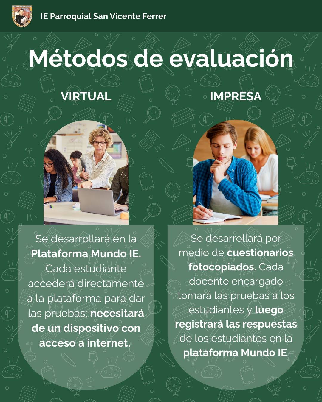 Evaluación de... - IEPq San Vicente Ferrer - Página oficial | Facebook