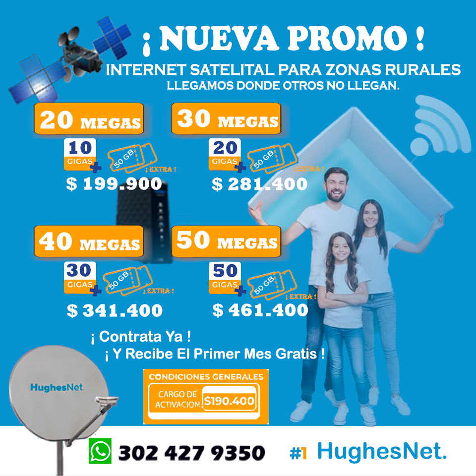🛰️ ¿Estas en zona... - Internet Satelital Colombia HughesNet | Facebook