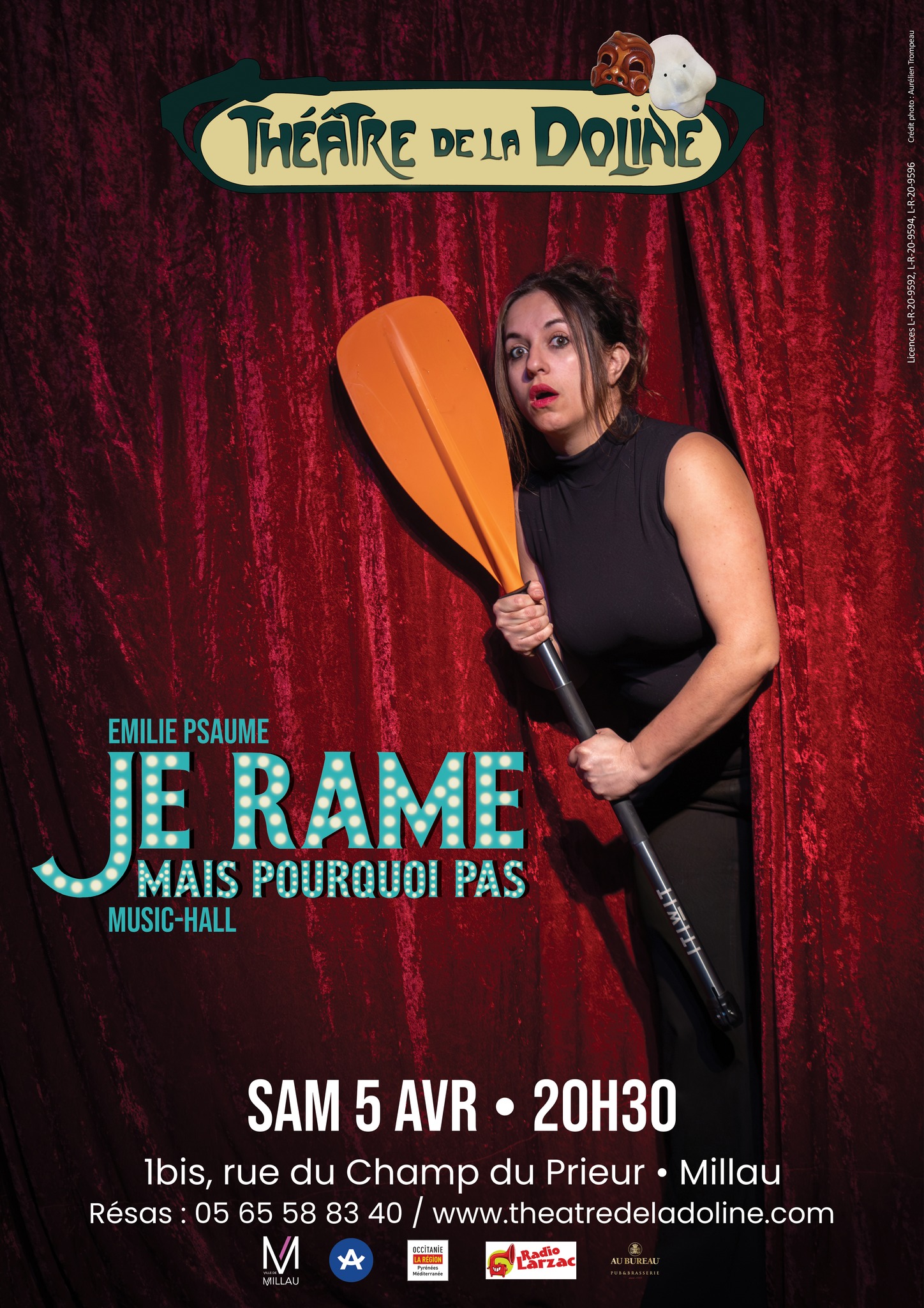 Théâtre - Samedi 5 Avril à 20h30, retour du spectacle de Music-Hall ...