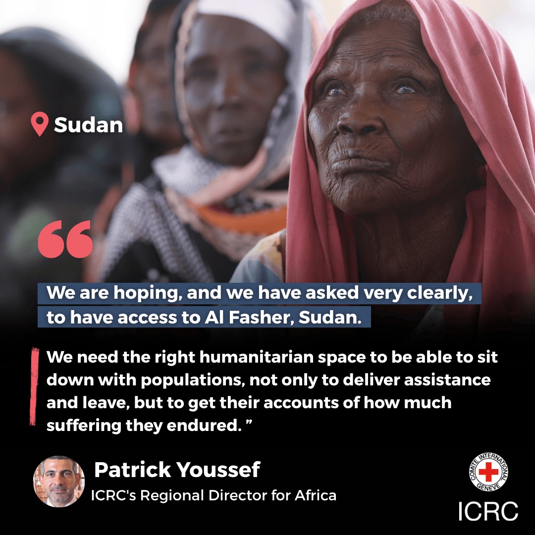 📍 Sudan | Tens... - International Committee of the Red Cross | Facebook