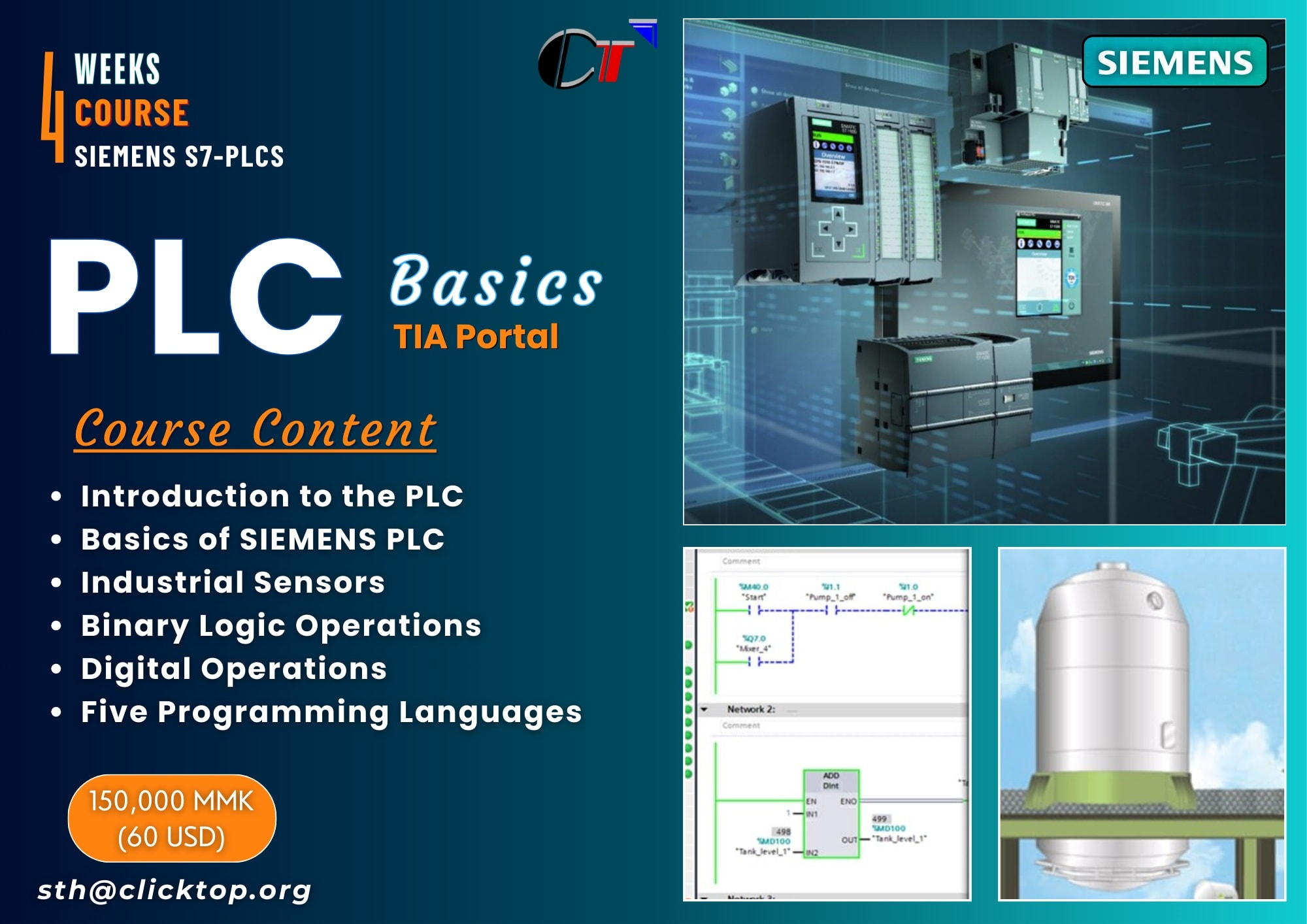 📣🚀 𝐏𝐋𝐂 𝐏𝐫𝐨𝐠𝐫𝐚𝐦𝐦𝐢𝐧𝐠 မှာ... - Click Top Engineering | Facebook