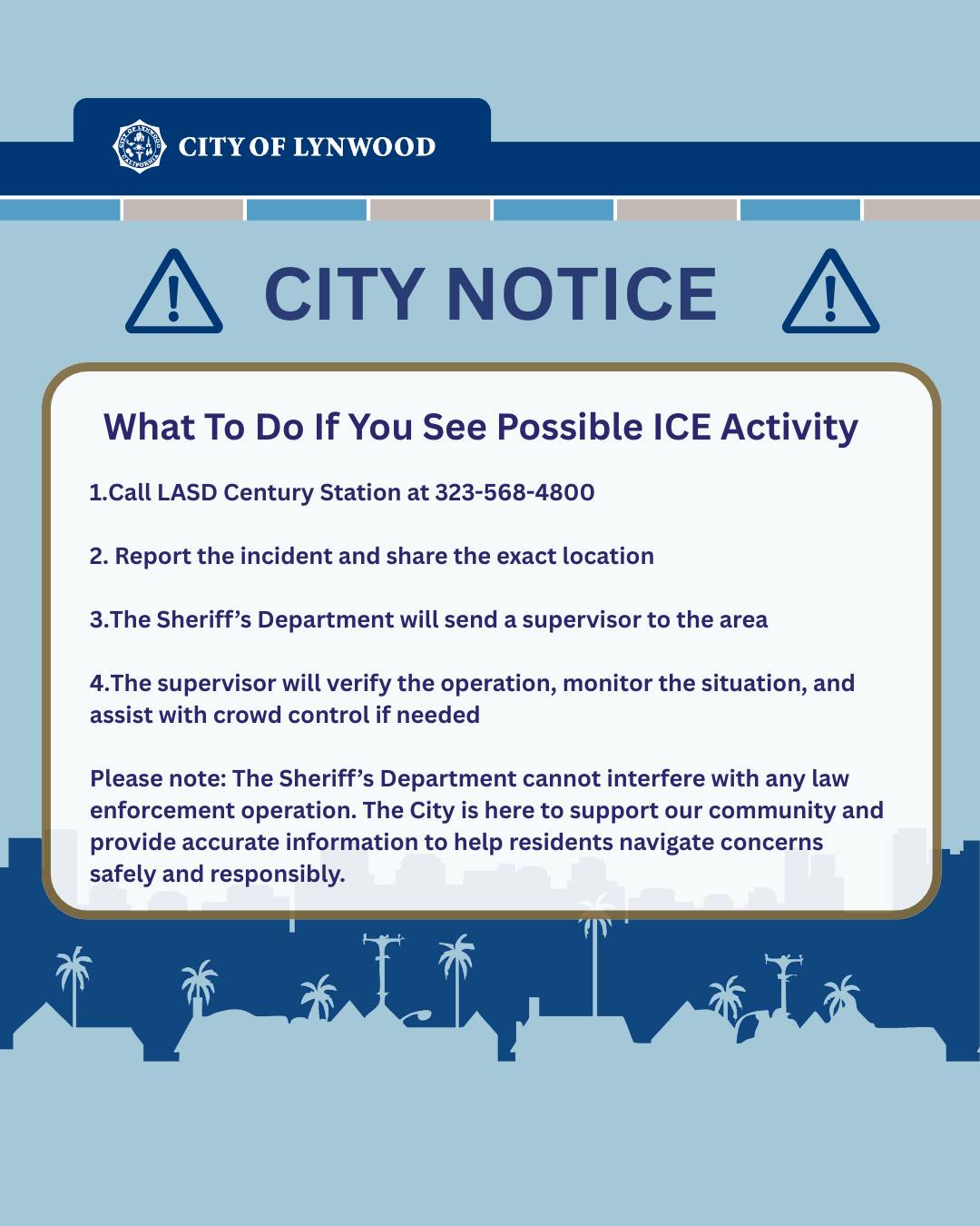 Call (913) 999-2398 to report ICE activity in your neighborhood.
