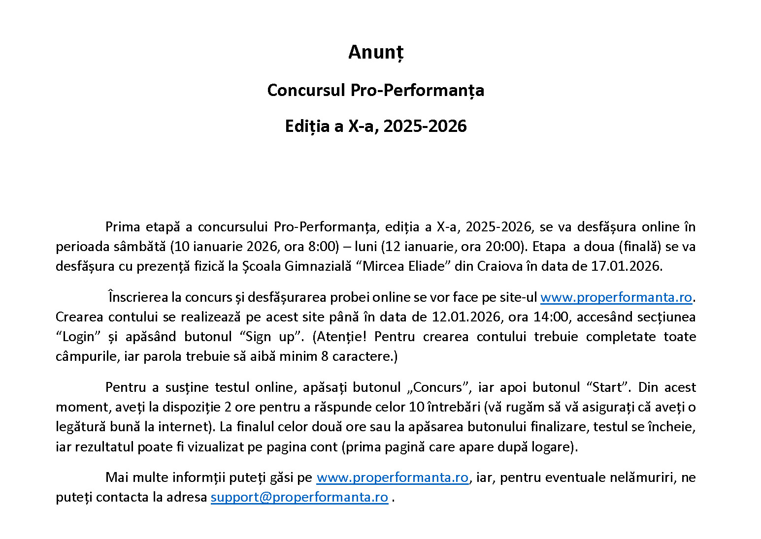 Pro Performanta