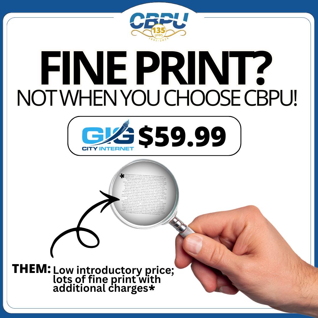 CBPU -... - CBPU - Coldwater Board of Public Utilities