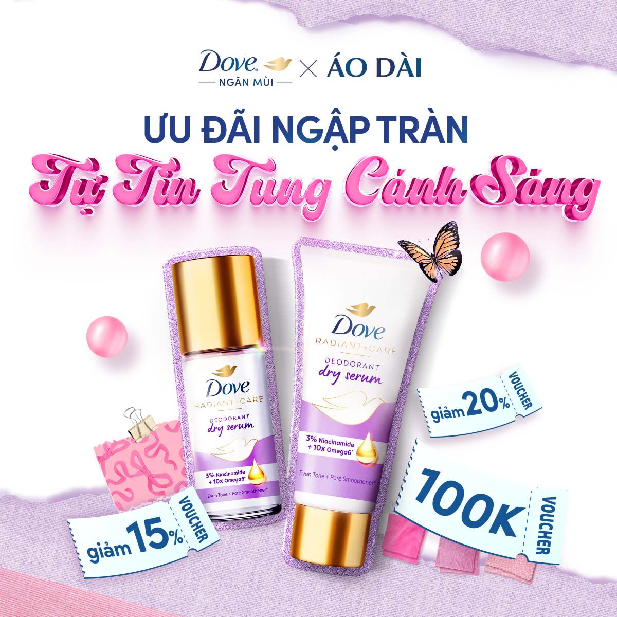 Dove - Dove x Brand Áo Dài | Chốt outfit xinh, nàng tự tin... | Facebook