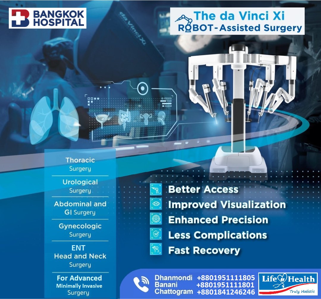 Bangkok - Bangkok Hospital Thailand presents “The da Vinci Xi Robot ...