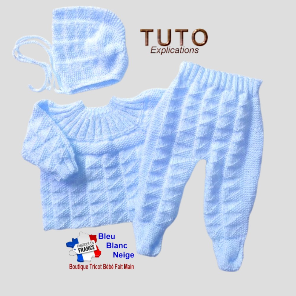 Pull Vintage South Pole Bleu Dégradé - Taille S/M - Excellent état - Unisexe - Tricot Blanc