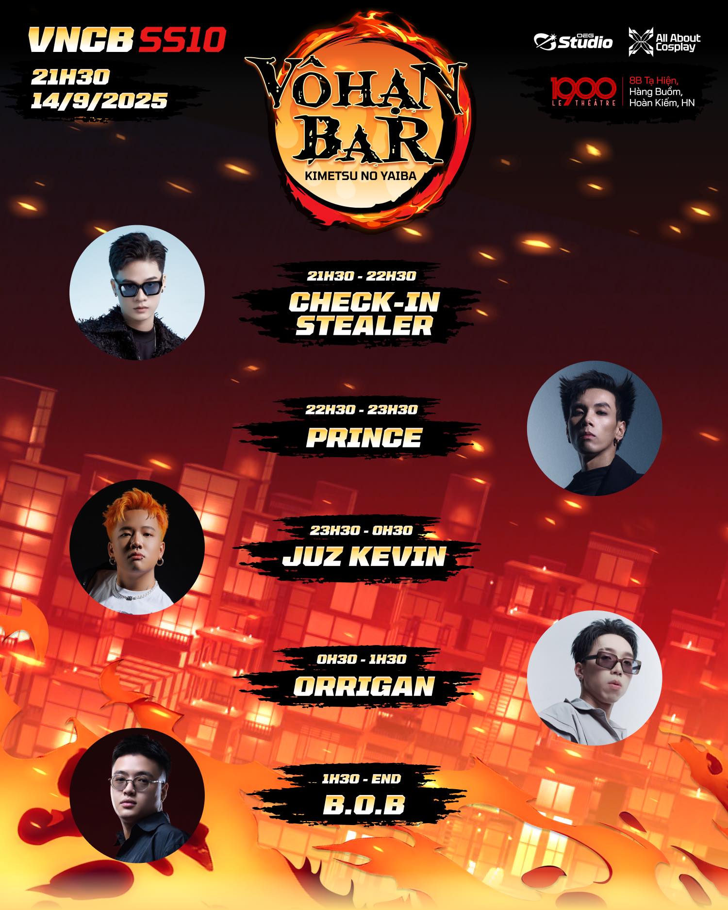 1900 - Timeline sự kiện 1900 x OEG: VN Cosplay Bar Season 10 - VÔ HẠN ...