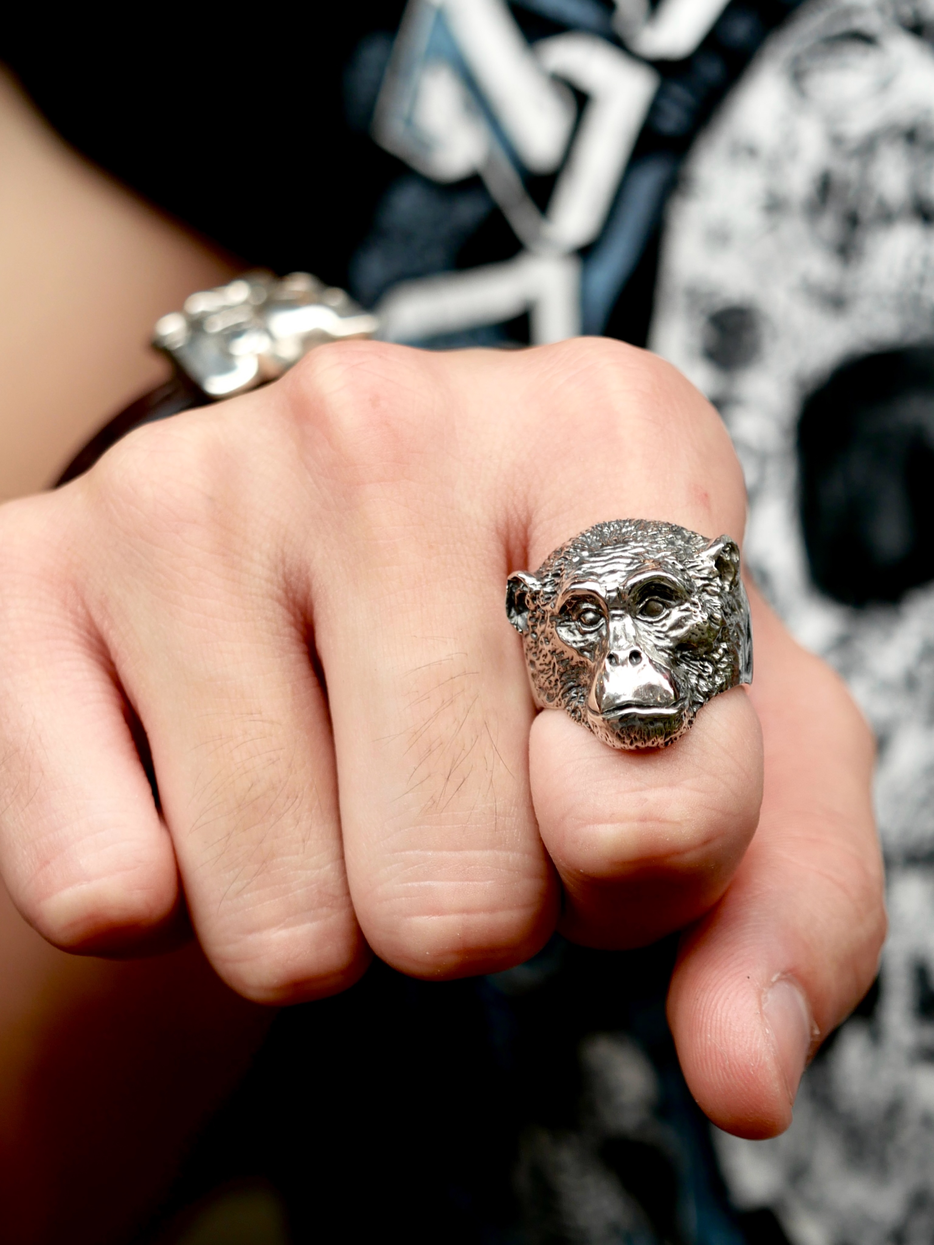 Crazy - HIDE YOUR FACE RING & Bone Hand Ring 🤩 HIDE YOUR FACE