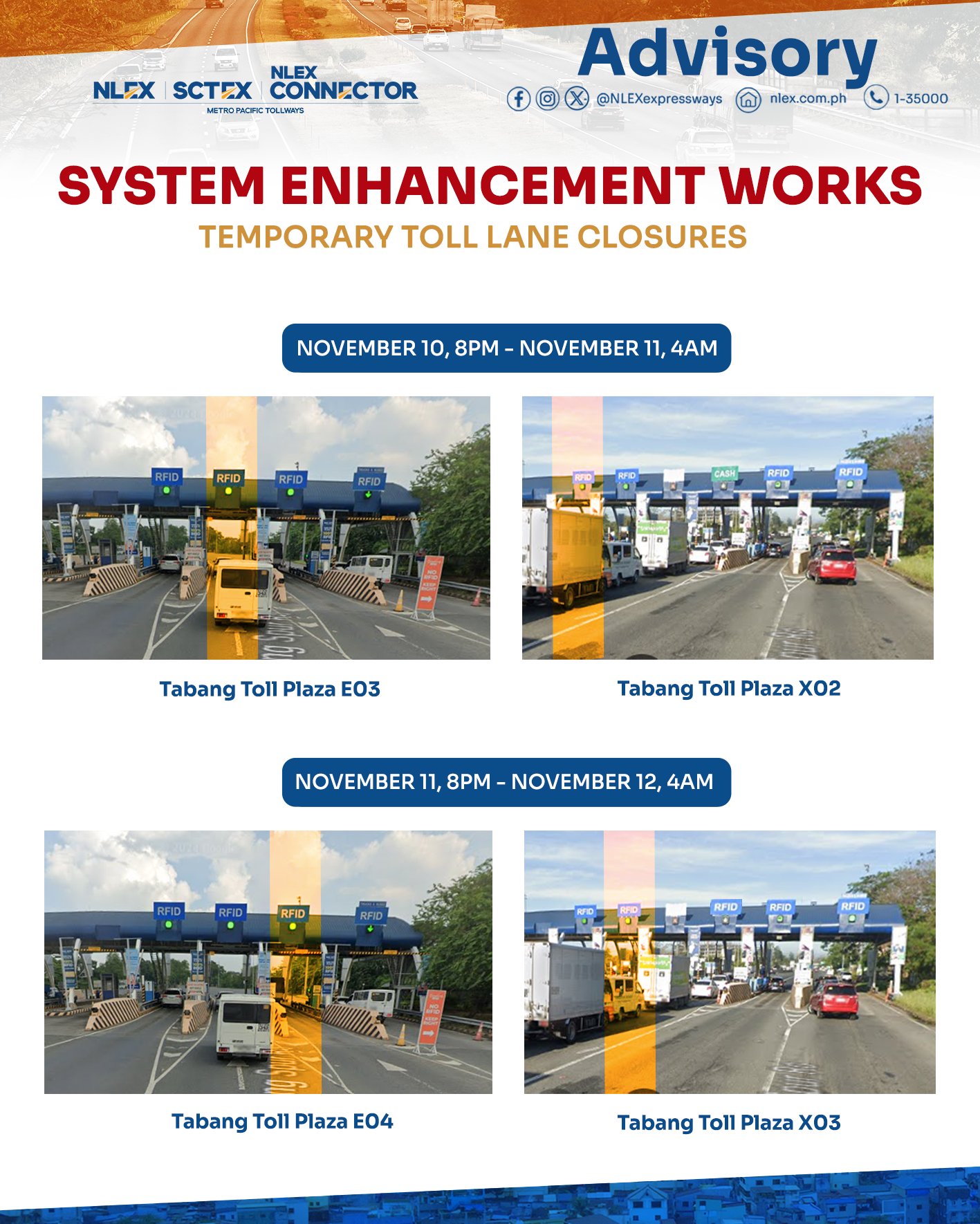 #NLEXMotoristAdvisory on System... - NLEX Corporation | Facebook