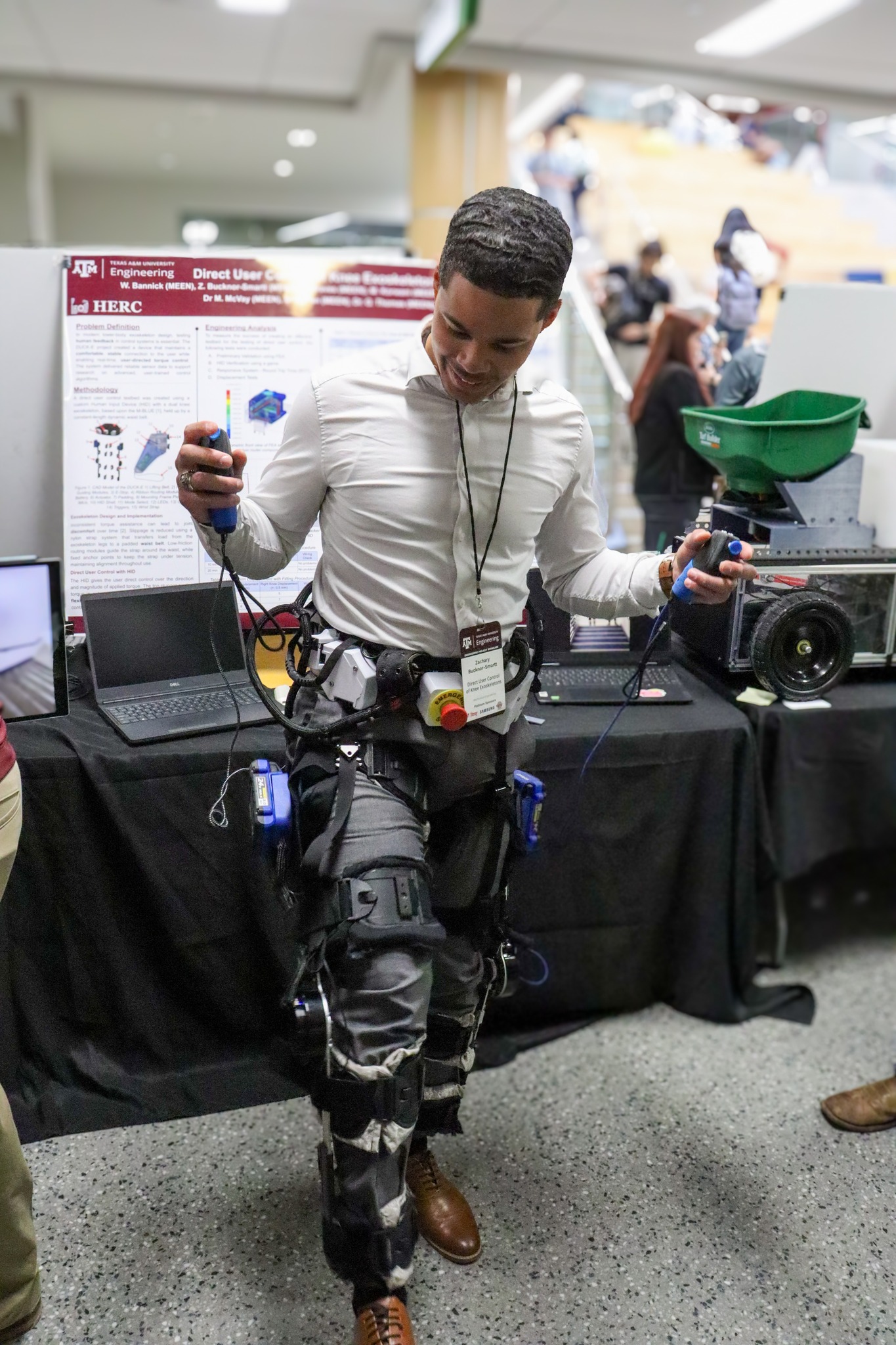 Meet the Direct User Control of Knee Exoskeletons—or, DUCK-E