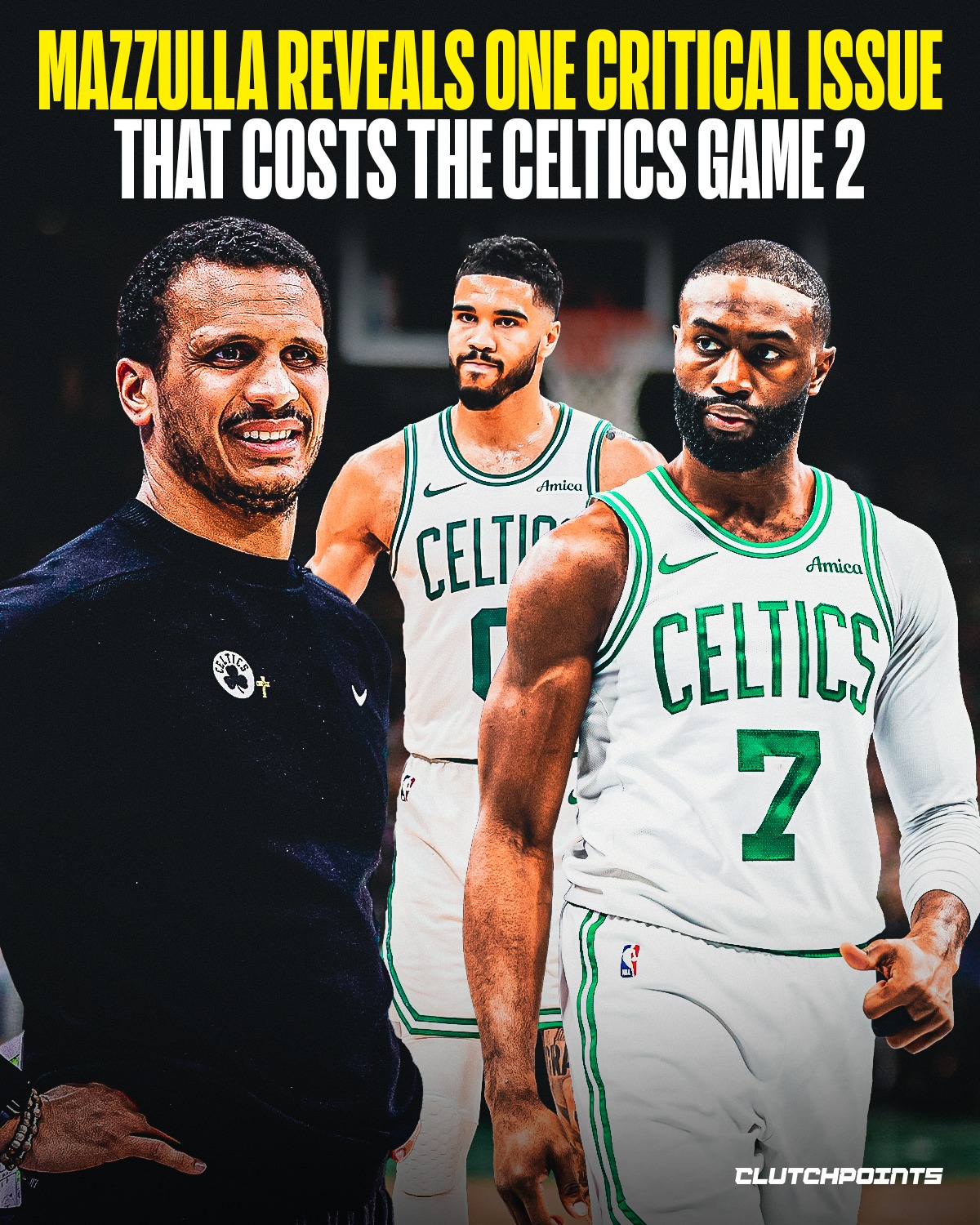 The Celtics never really looked in the game after the first 