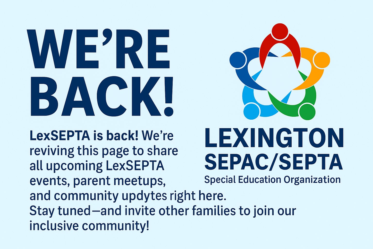 🌟 Hello Lexington Families! 💙... - LexSepta / LexSepac | Facebook