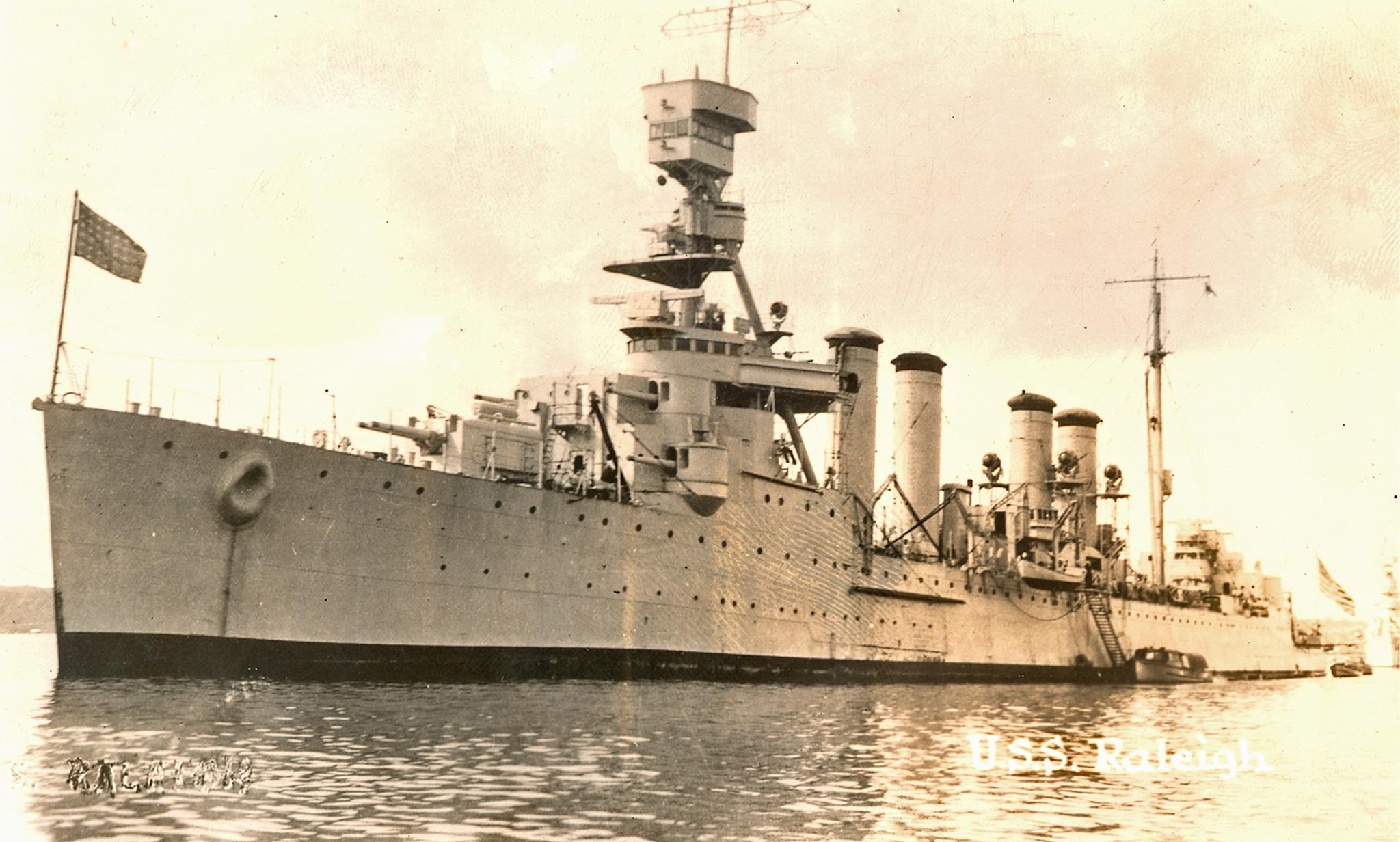 USS Raleigh CL-7... - Fore River Shipyard by Wayne G. Miller | Facebook