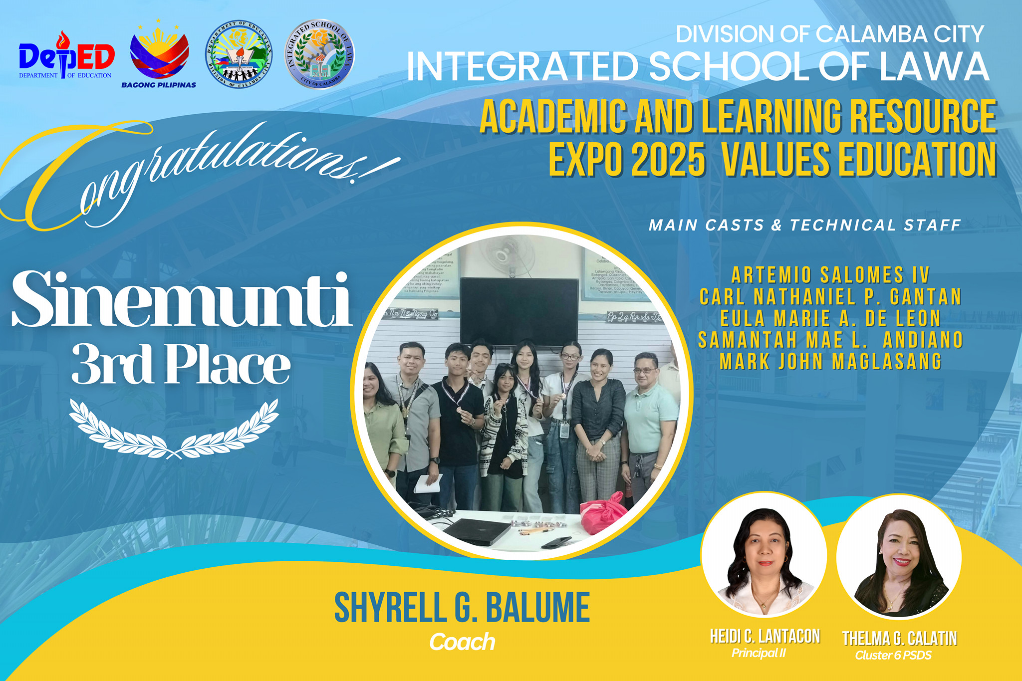 Congratulations to the... - DepEd Tayo ISLawa - Calamba City | Facebook