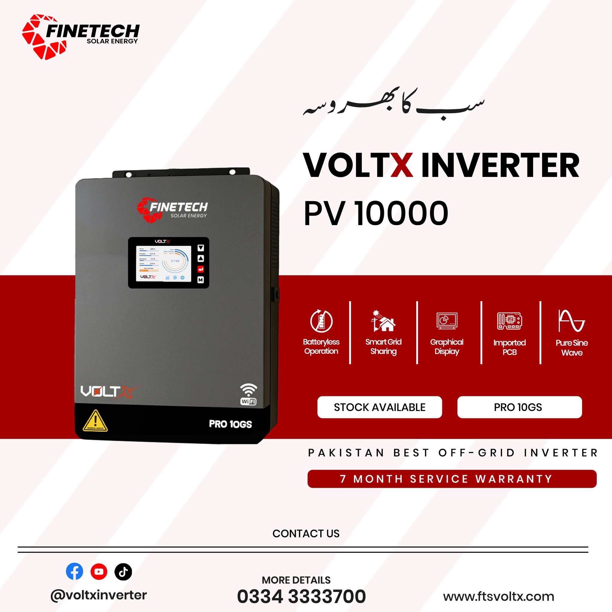 VOLT X PRO 10GS – 10KVA Off-Grid... - VOLTX Solar Inverters | Facebook