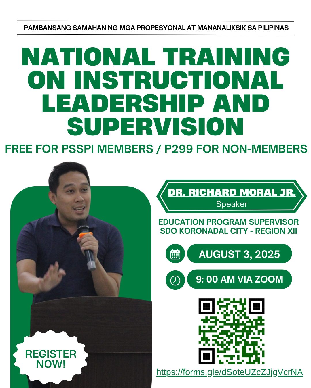 FREE SEMINAR FOR PSPPI MEMBERS! FOR NON MEMBERS: P299.00 NATIONAL ...
