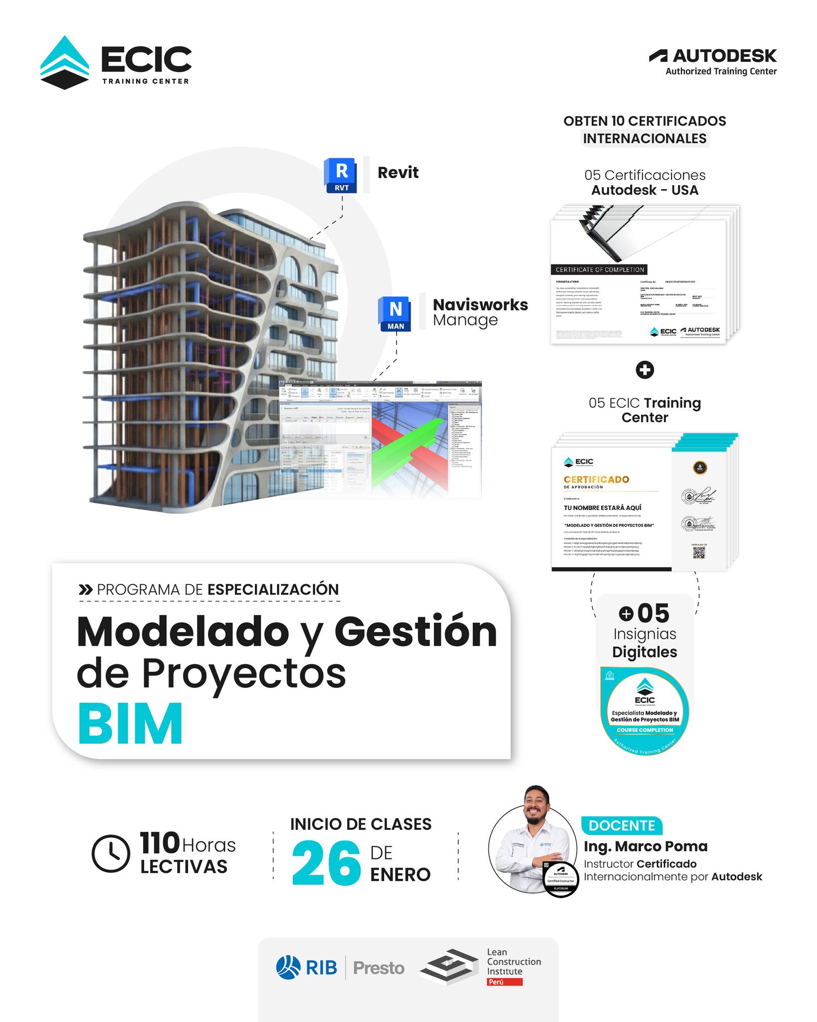 ECIC - ¿2026 y aun NO desarrollas tus proyectos con BIM? 🏗️ Aprende a ...